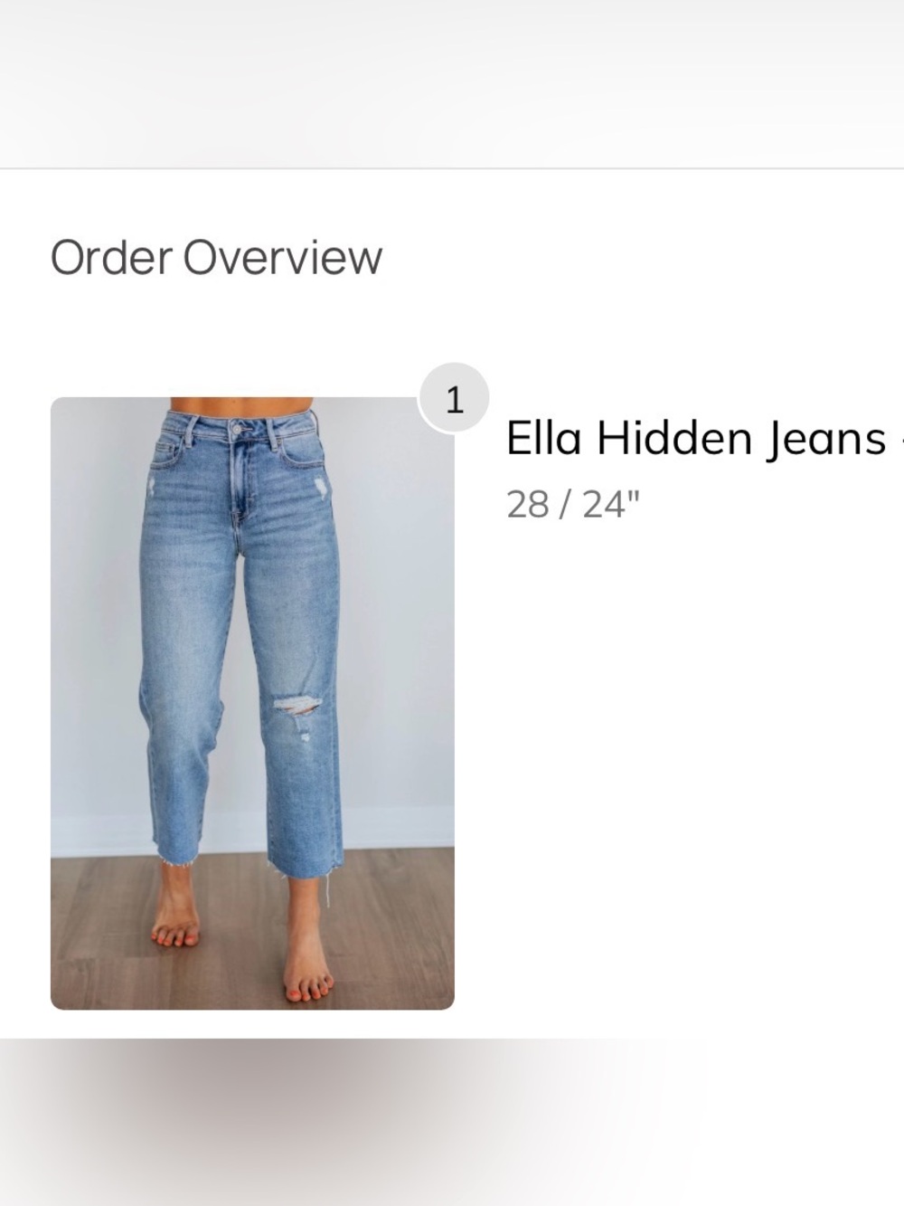 Hidden boutique jeans wide straight
